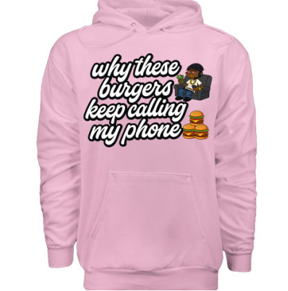 Burger Hoodie (Pink) Pre - Order